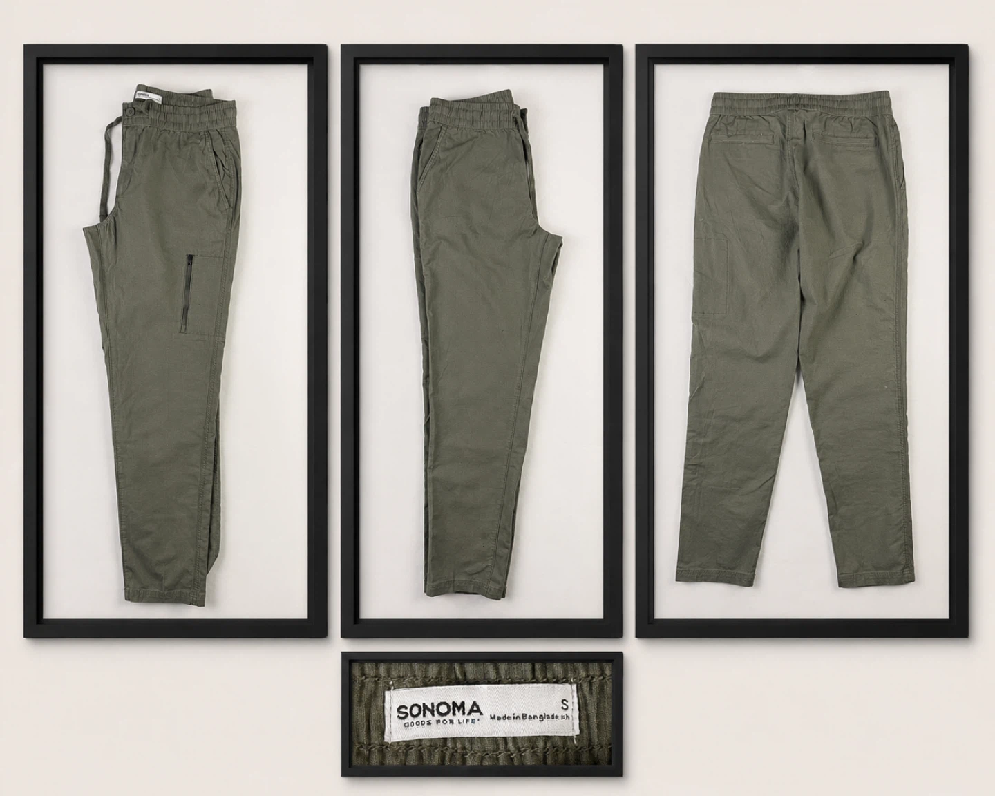 SONOMA Cargo Pants - Olive Green - Size S