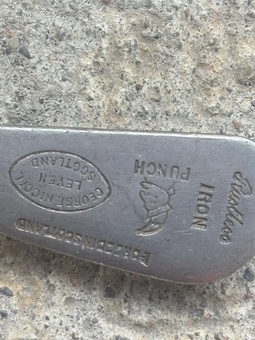 George Nicoll "Punch" Iron Golf Club - photo 2