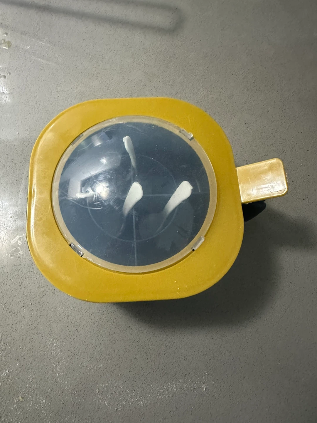 Blue and Yellow Plastic Kitchen Organizer
