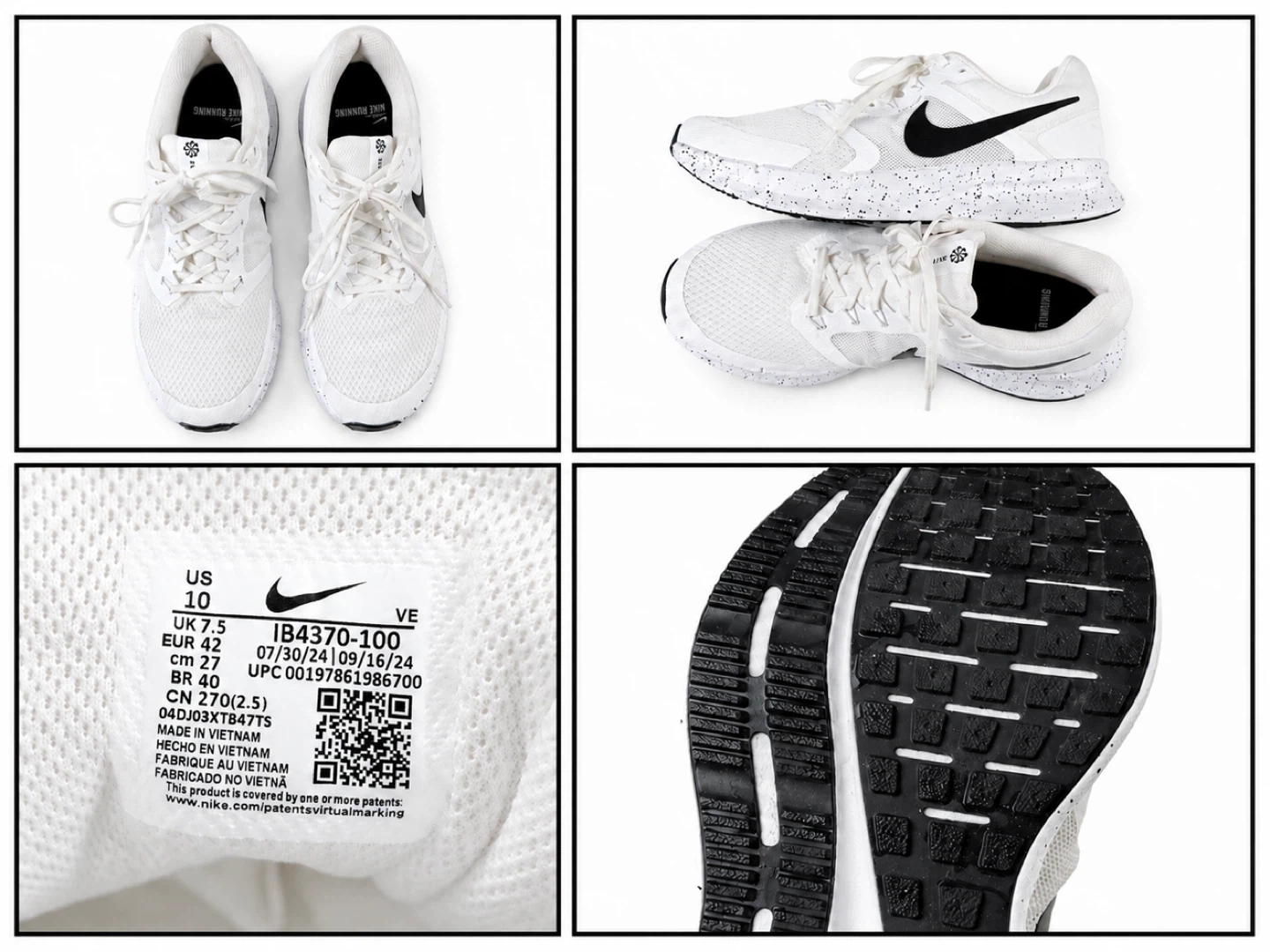 Nike Running Shoes IB4370-100 Woman's  Size 10