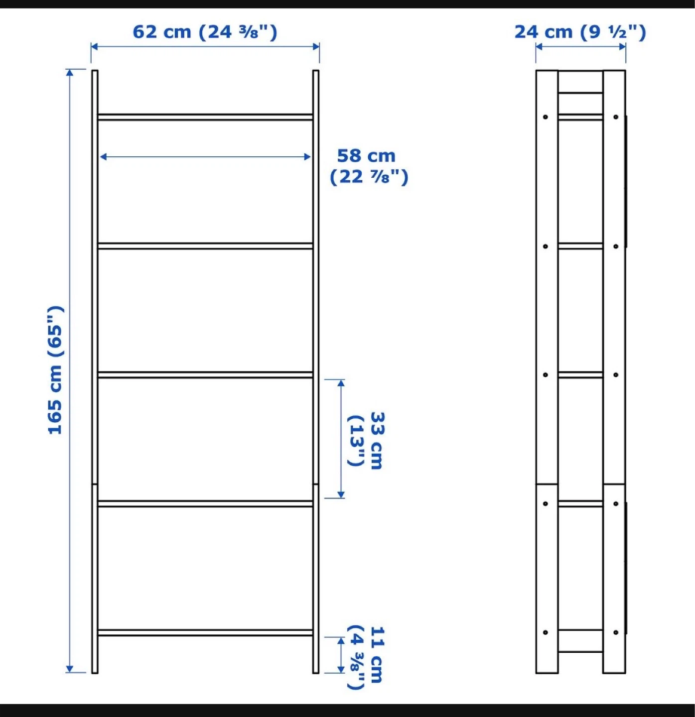 IKEA LAIVA Bookcase black-brown - photo 4