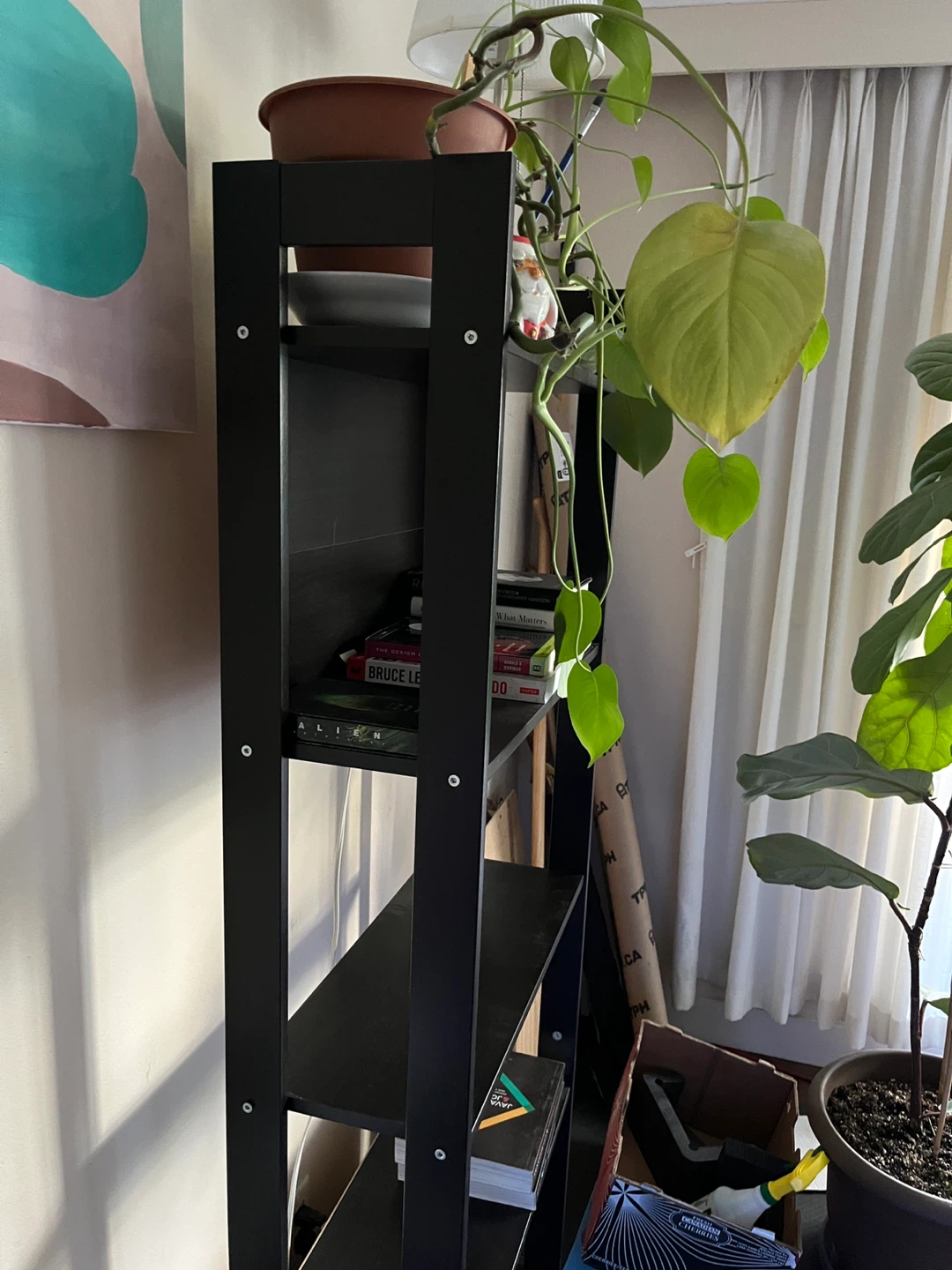 IKEA LAIVA Bookcase black-brown - photo 2