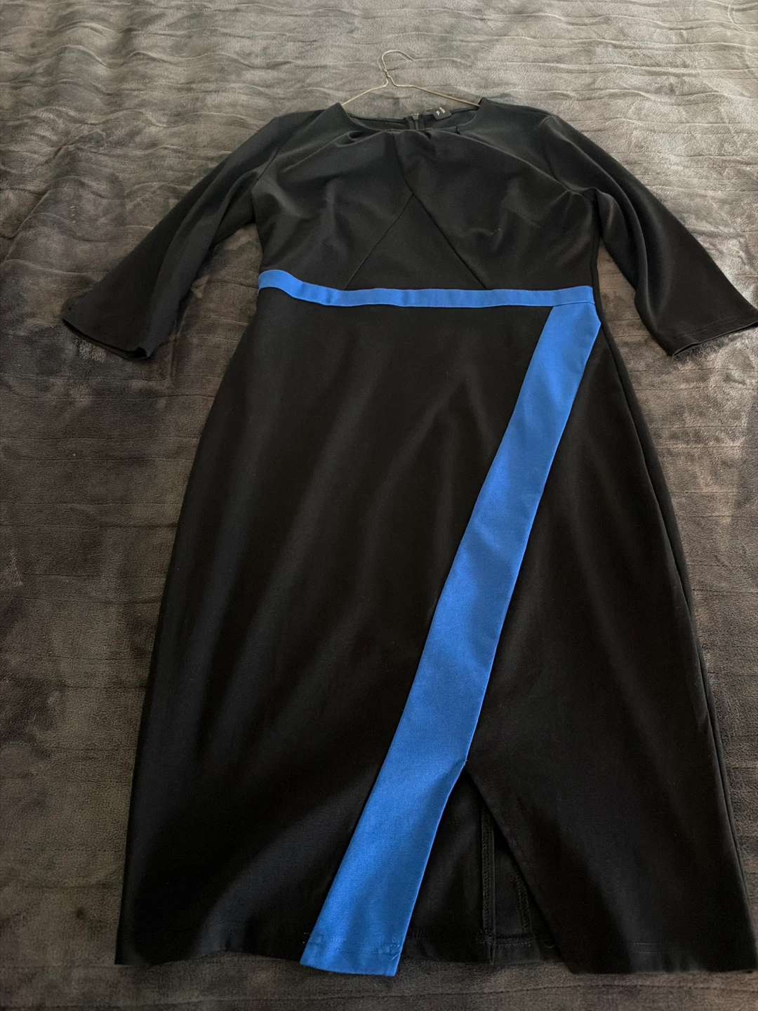 Black and Blue Dress