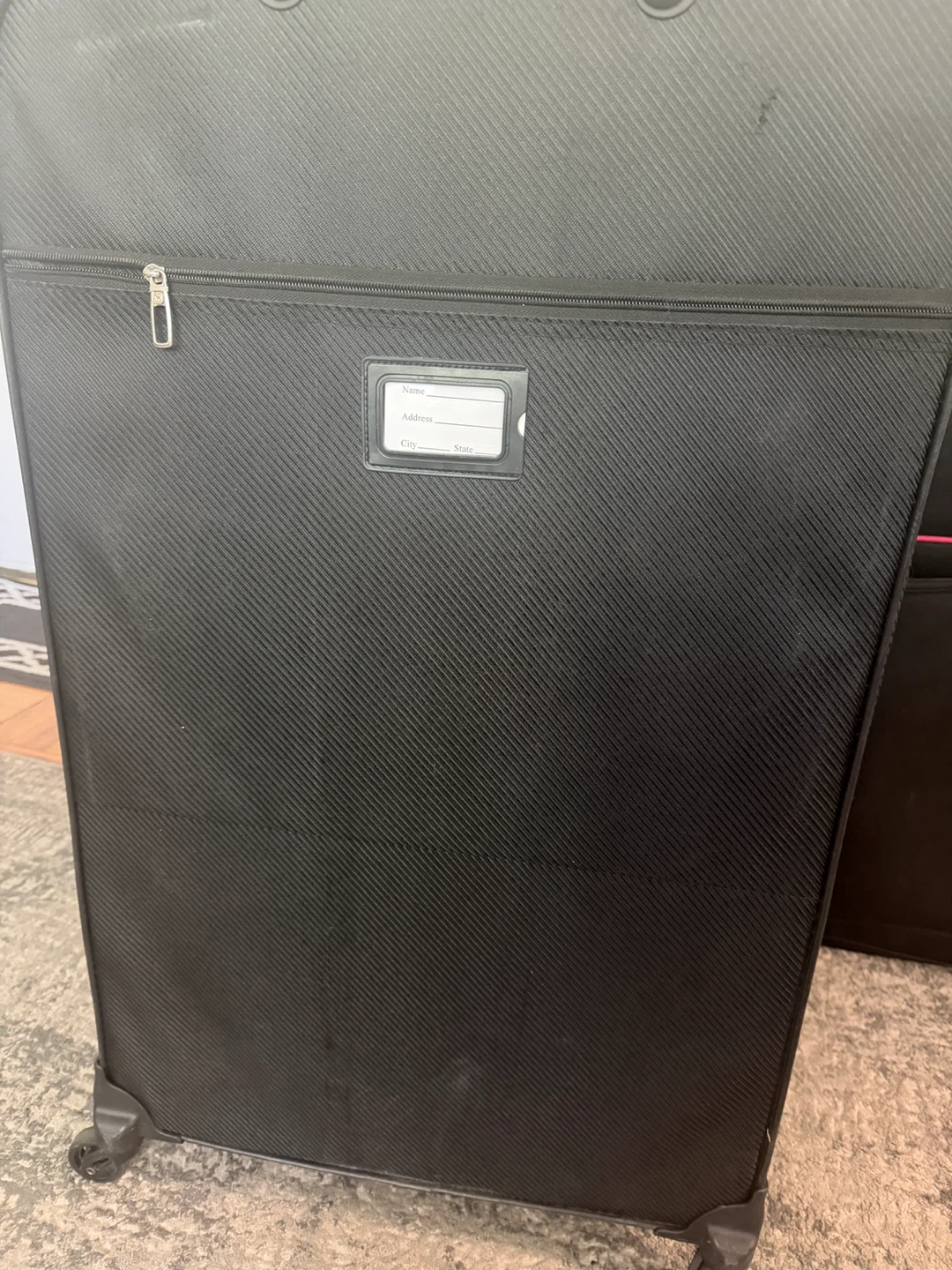Large Black Wheeled Suitcase - photo 4