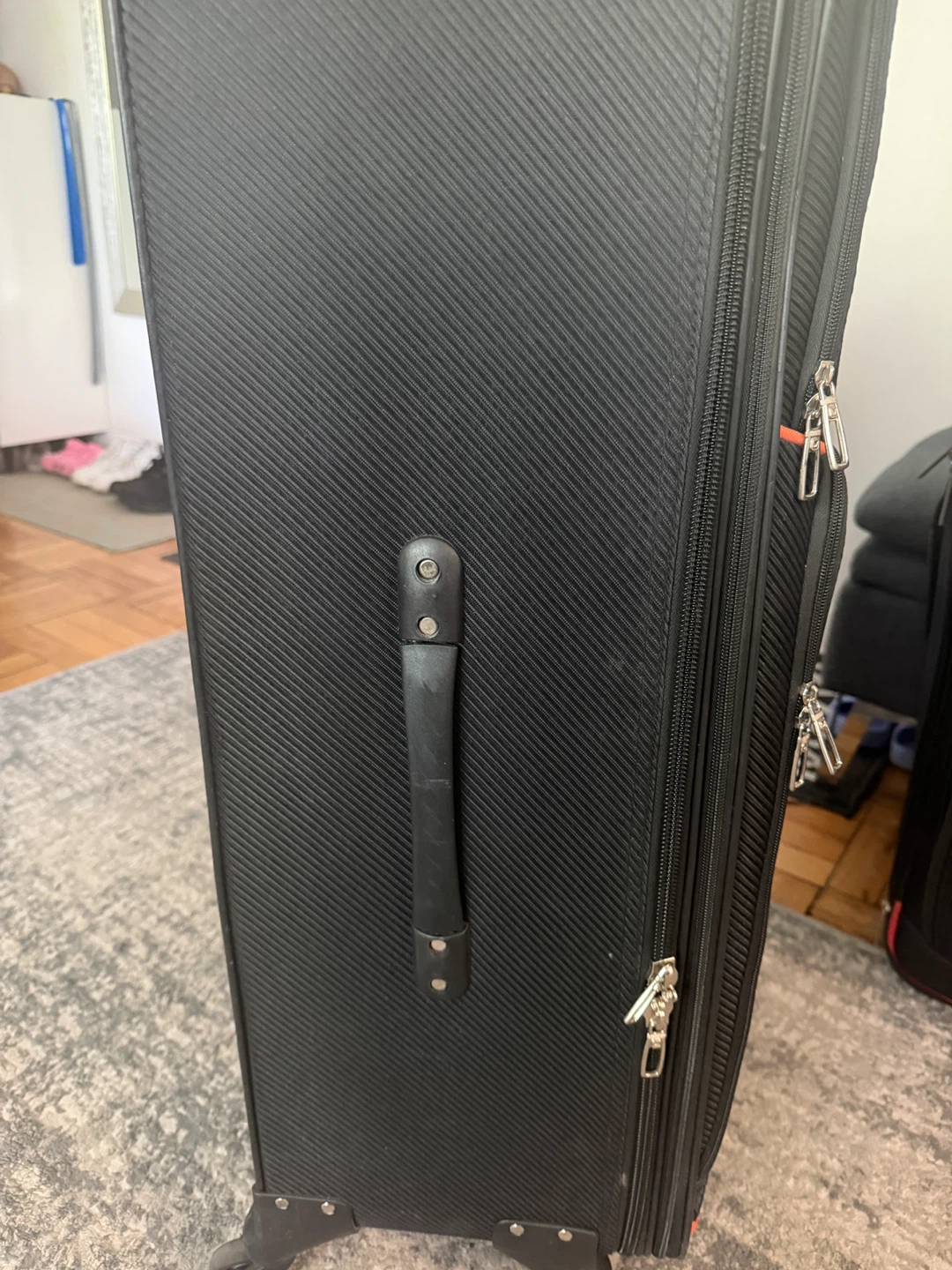 Large Black Wheeled Suitcase - photo 3