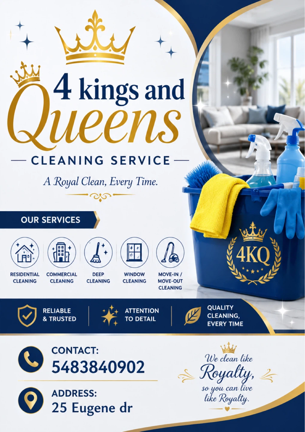 4 Kings and Queens Cleaning Service