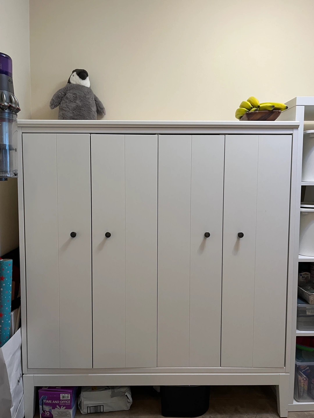IKEA IDANÄS White Cabinet with Bi-Folding Doors