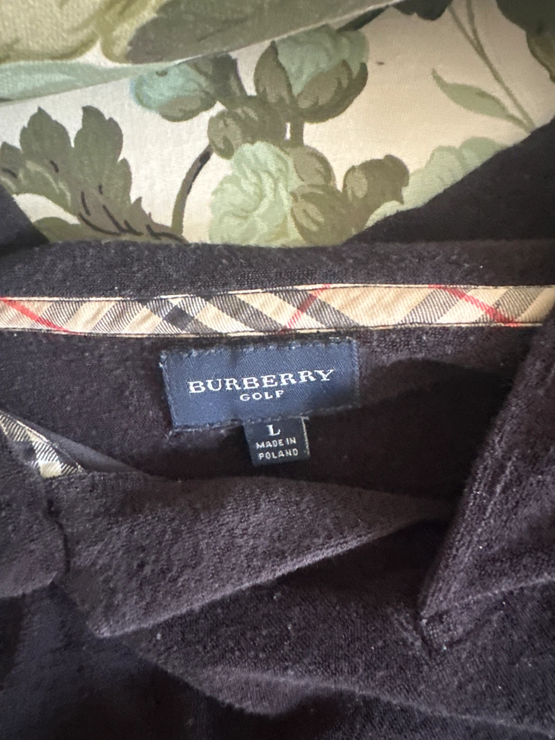 Burberry Golf Black Polo Shirt - Size L - photo 2