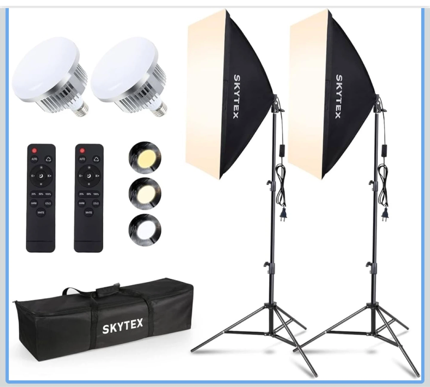 Skytex 85W LED Photography Lighting Kit with Softbox and Stand