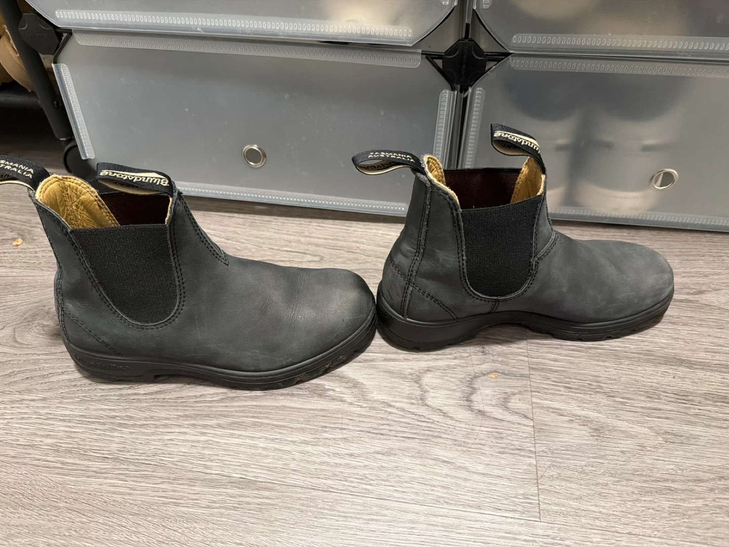 Blundstone Leather Chelsea Boots - Grey