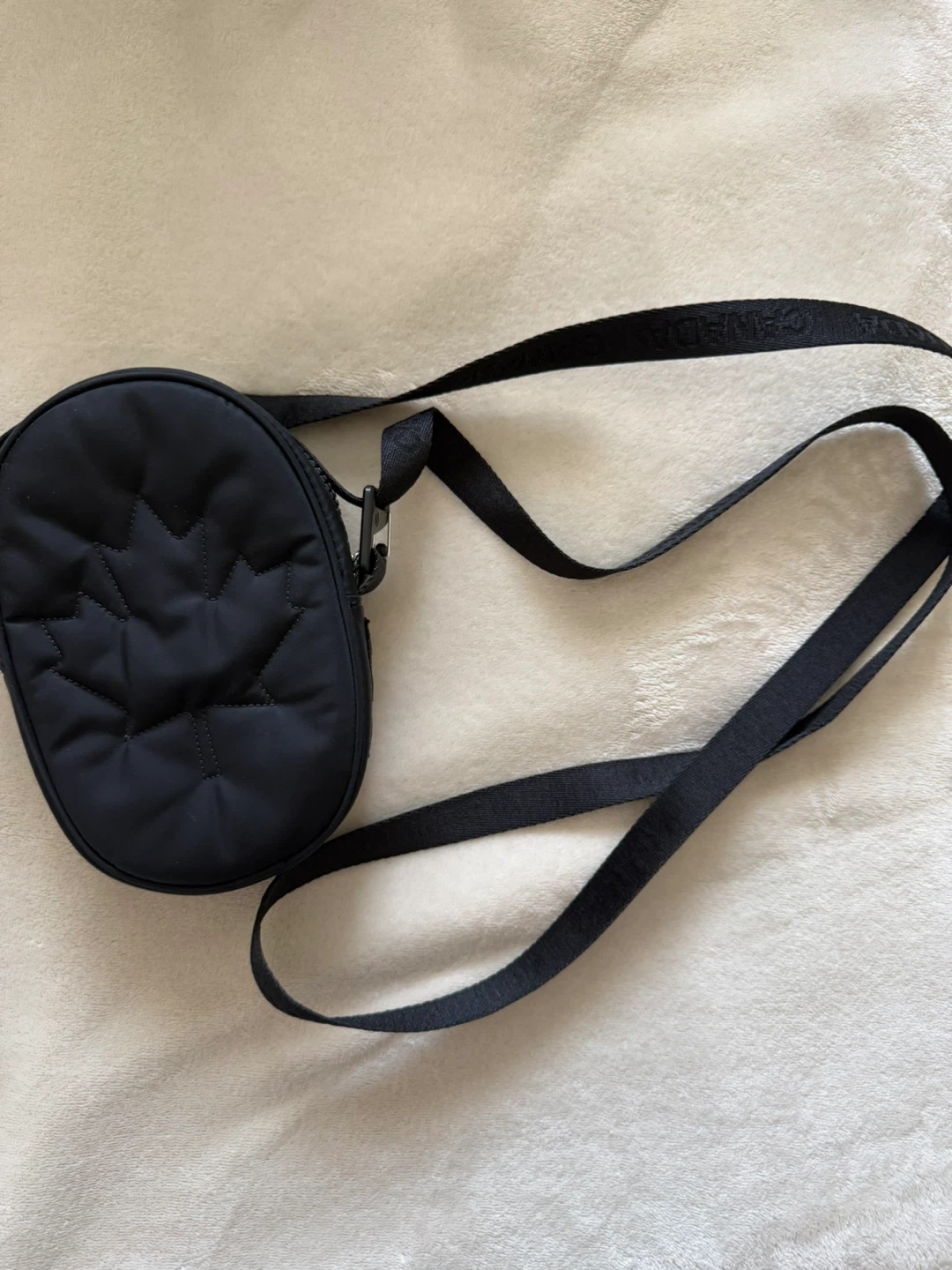 Lululemon Black Maple Leaf Crossbody Bag