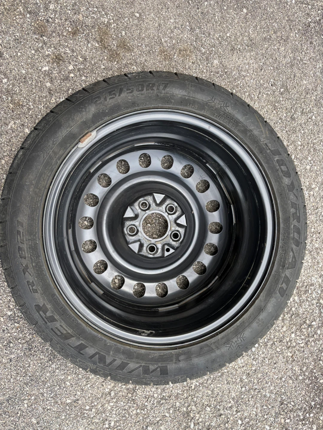 215/50R17 Winter Tire with Steel Rim - photo 2