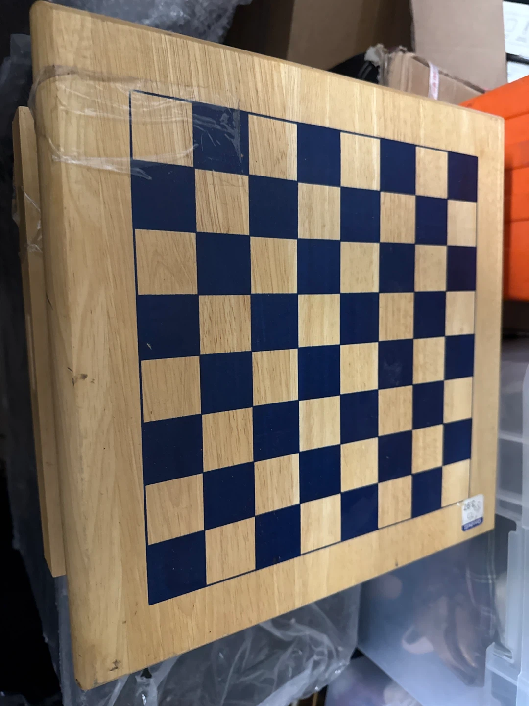 Wooden Chess and Snakes and Ladders Game Board Set