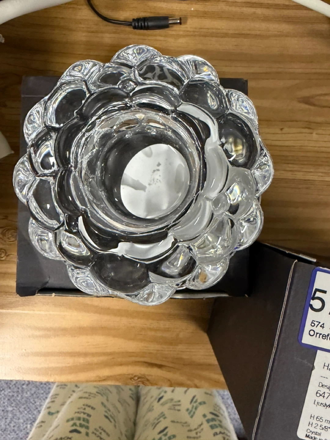 Orrefors Raspberry Votive 4 - photo 2