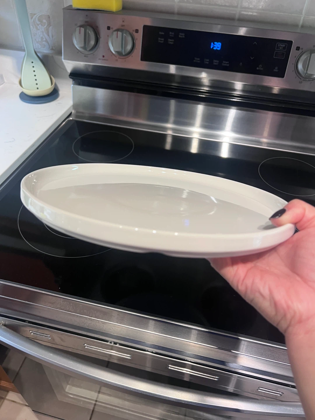 White Plate and dish set
