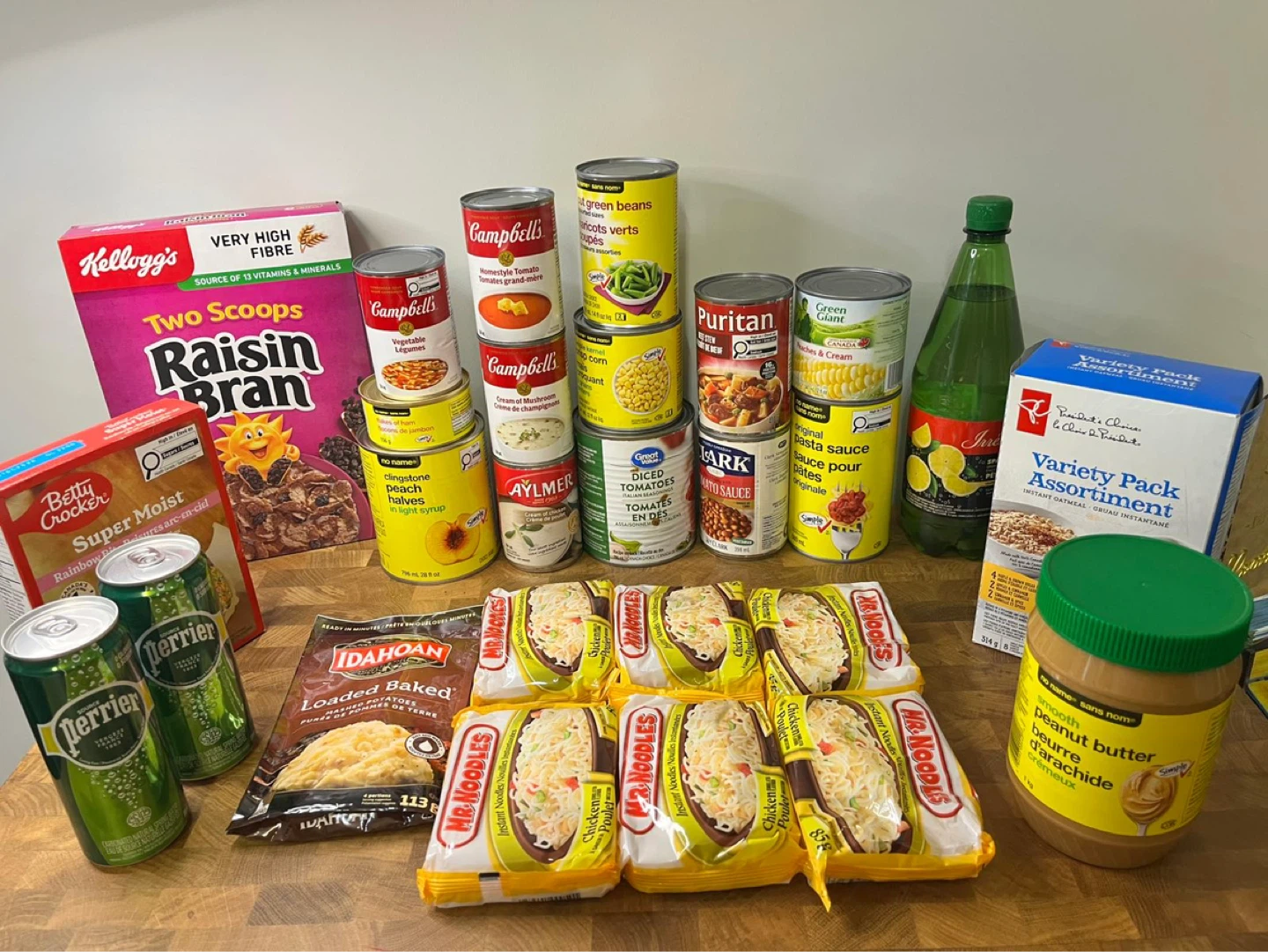 ALL For $15- Noodles, canned food, peanut butter & More!