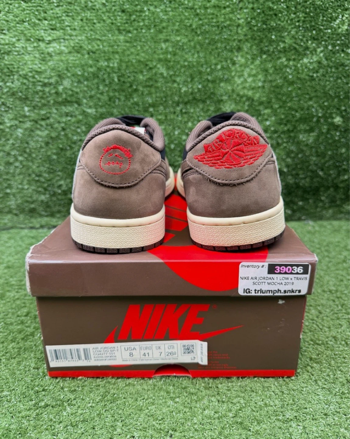 Nike Air Jordan 1 Low x Travis Scott "Mocha" (2019) - photo 2