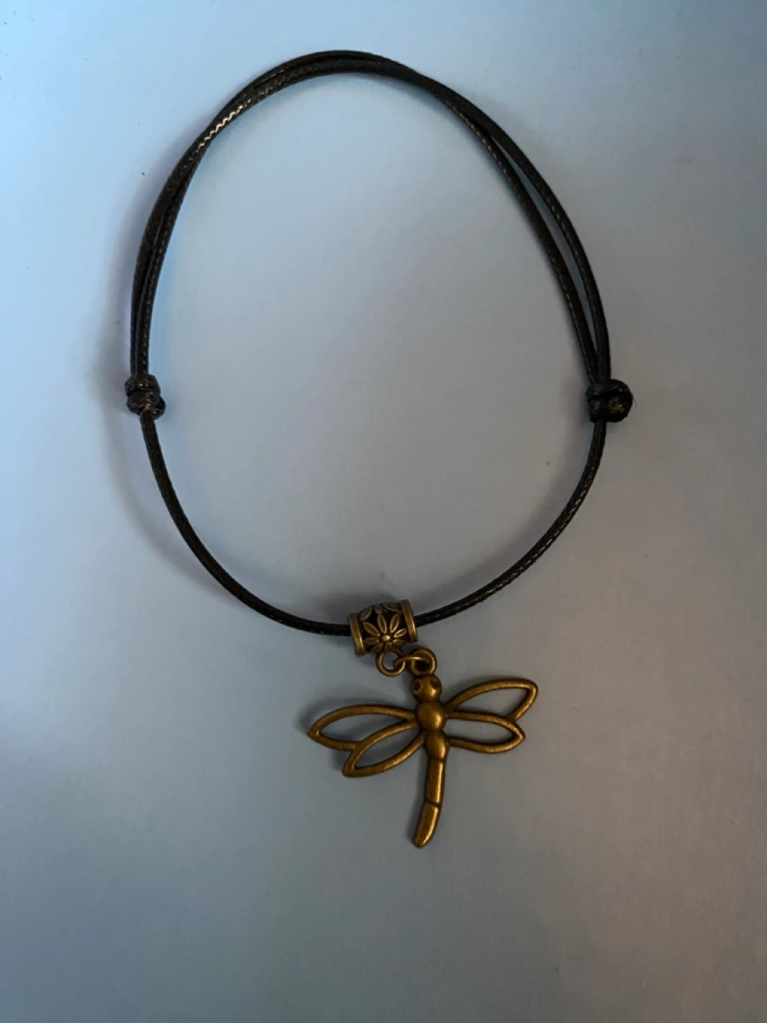 Dragonfly Charm Anklet Bracelet - photo 2