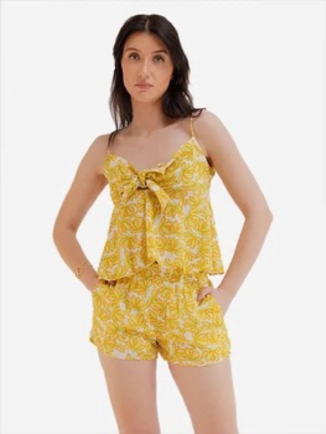 ZARA Floral Tie-Front Camisole Top - Size XS - photo 4