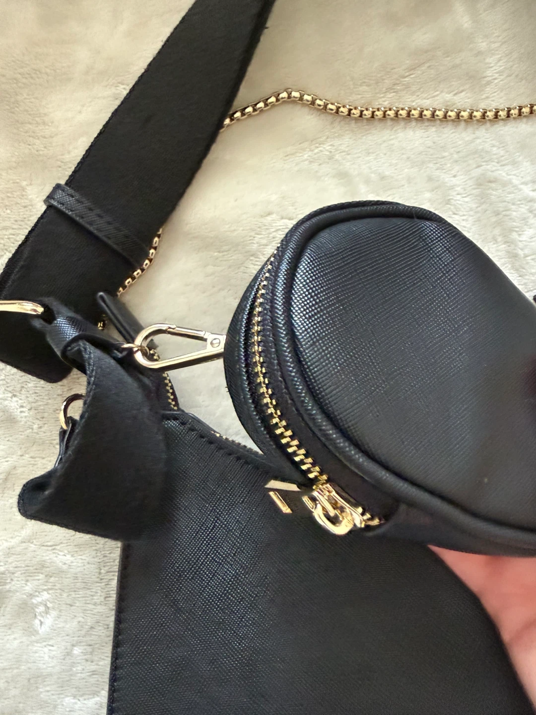 Black Purse with Pouch - photo 2