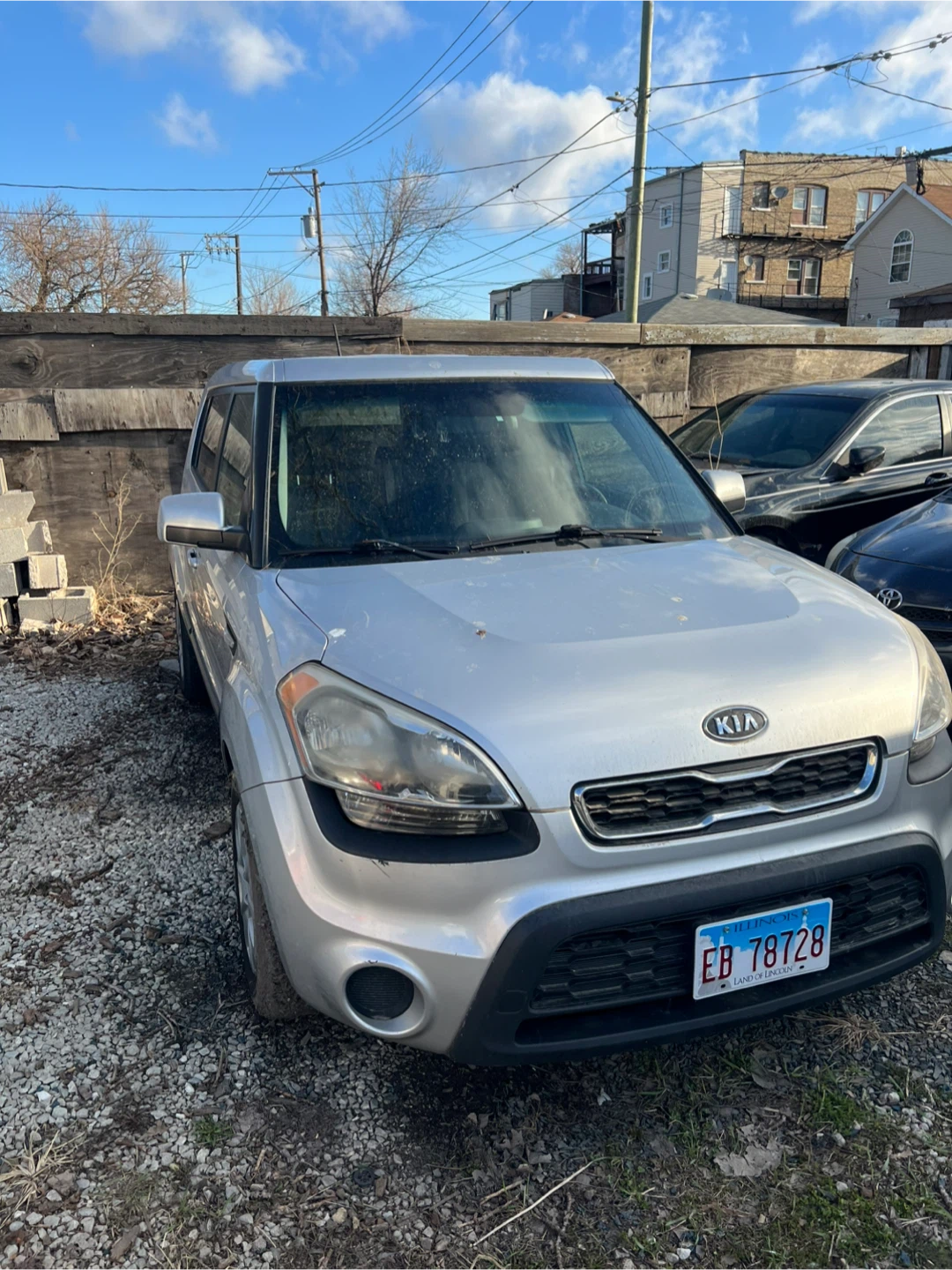 Silver Kia Soul