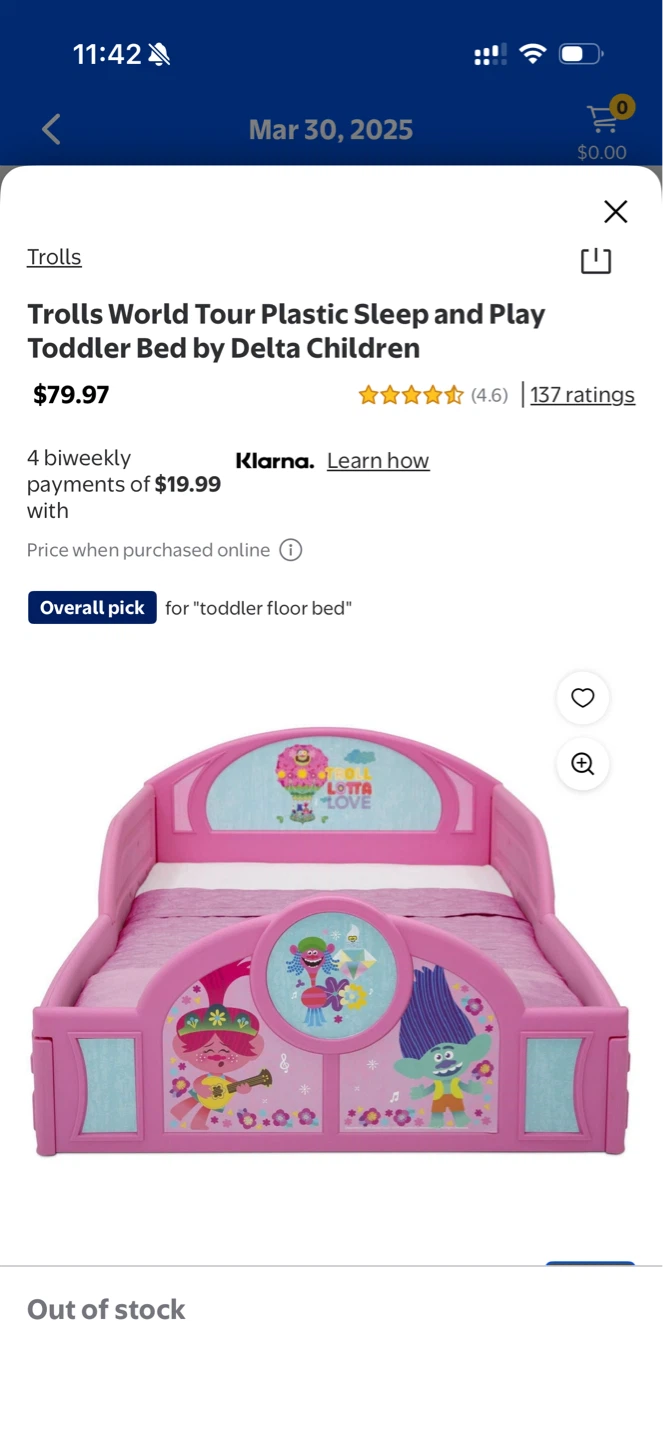 Toddler bed and mattress - photo 4