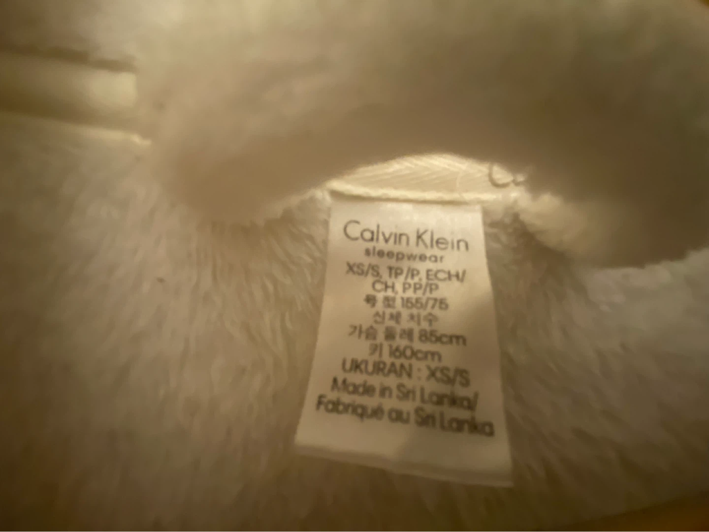 Calvin Klein White Robe - XS/S - photo 5