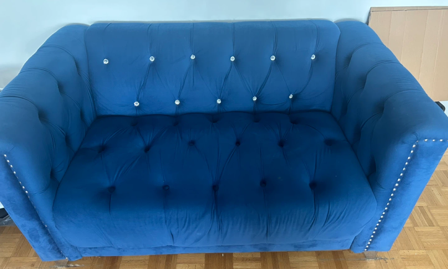 Blue Velvet 2 seater and 3 seater - photo 2