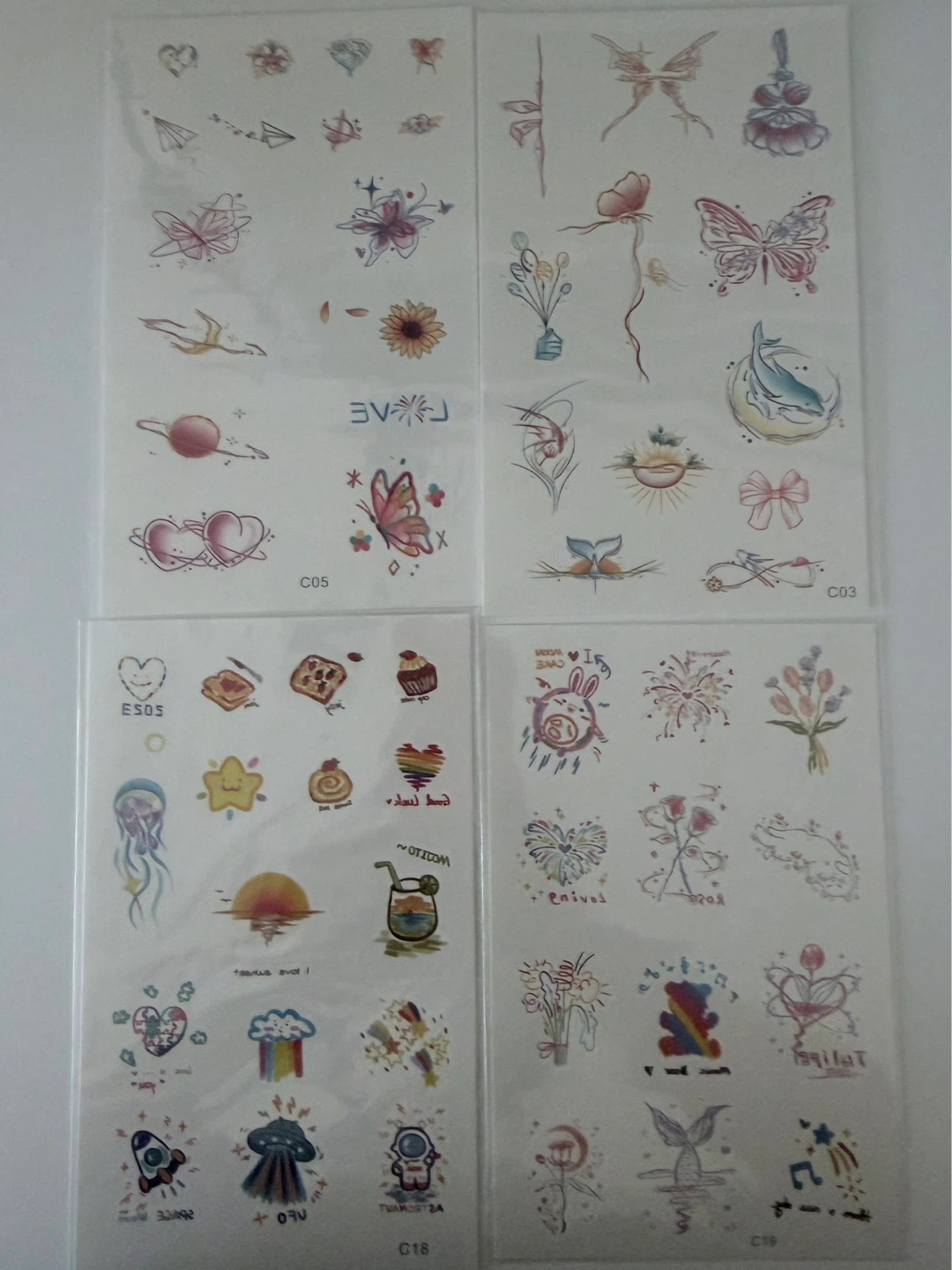Last for a Week -Temporary Tattoo Sheets / Waterproof - photo 5