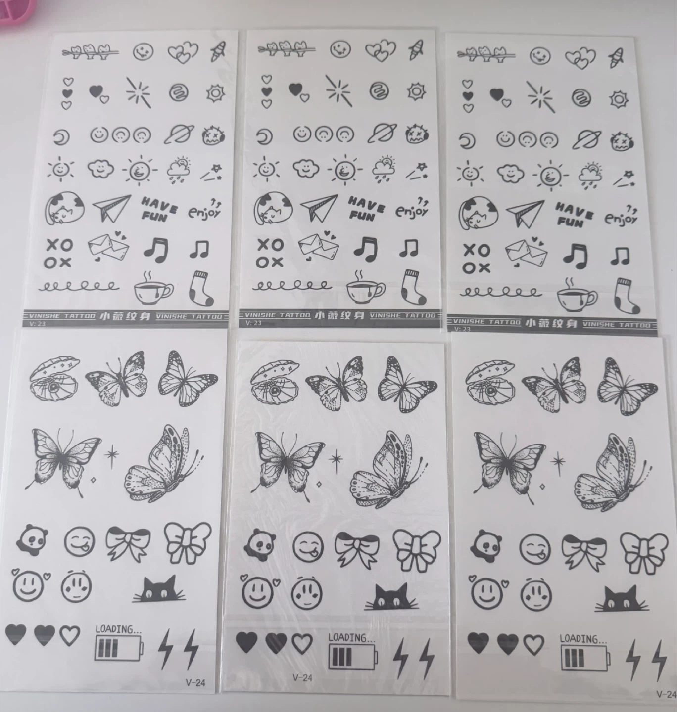 Last for a Week -Temporary Tattoo Sheets / Waterproof - photo 3