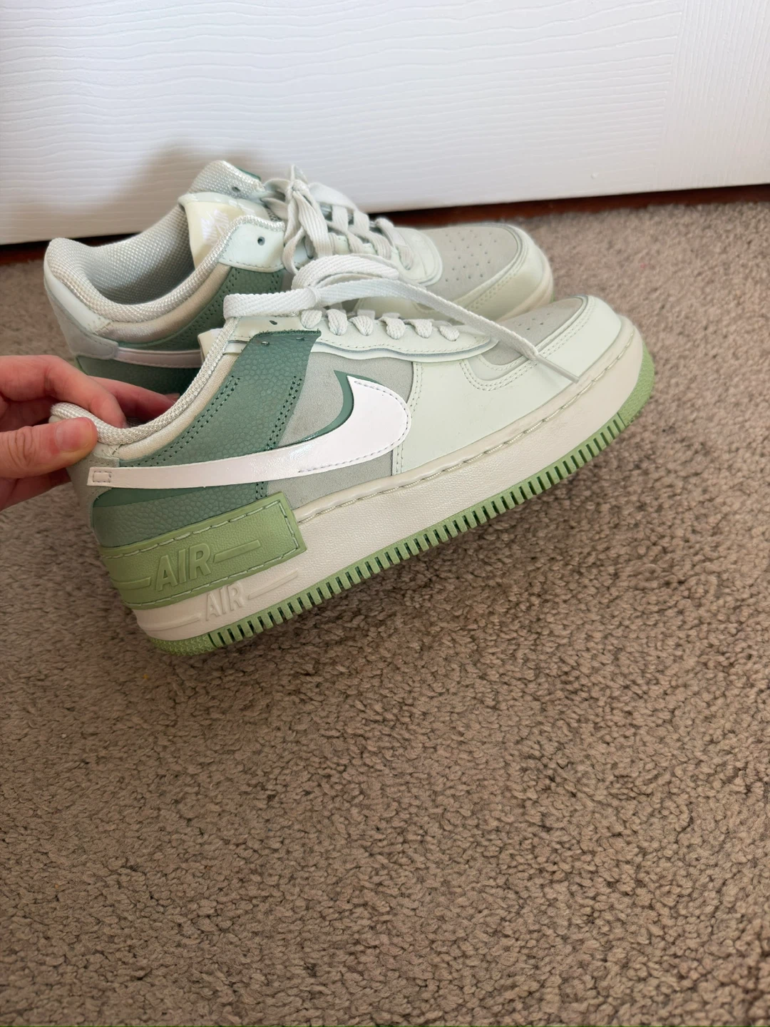 Nike Air Force 1 Shadow Pale Green Women's Sneakers - photo 4
