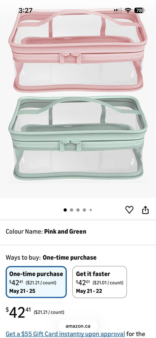 NEW 2 Makeup Travel Storage Pouches - photo 2