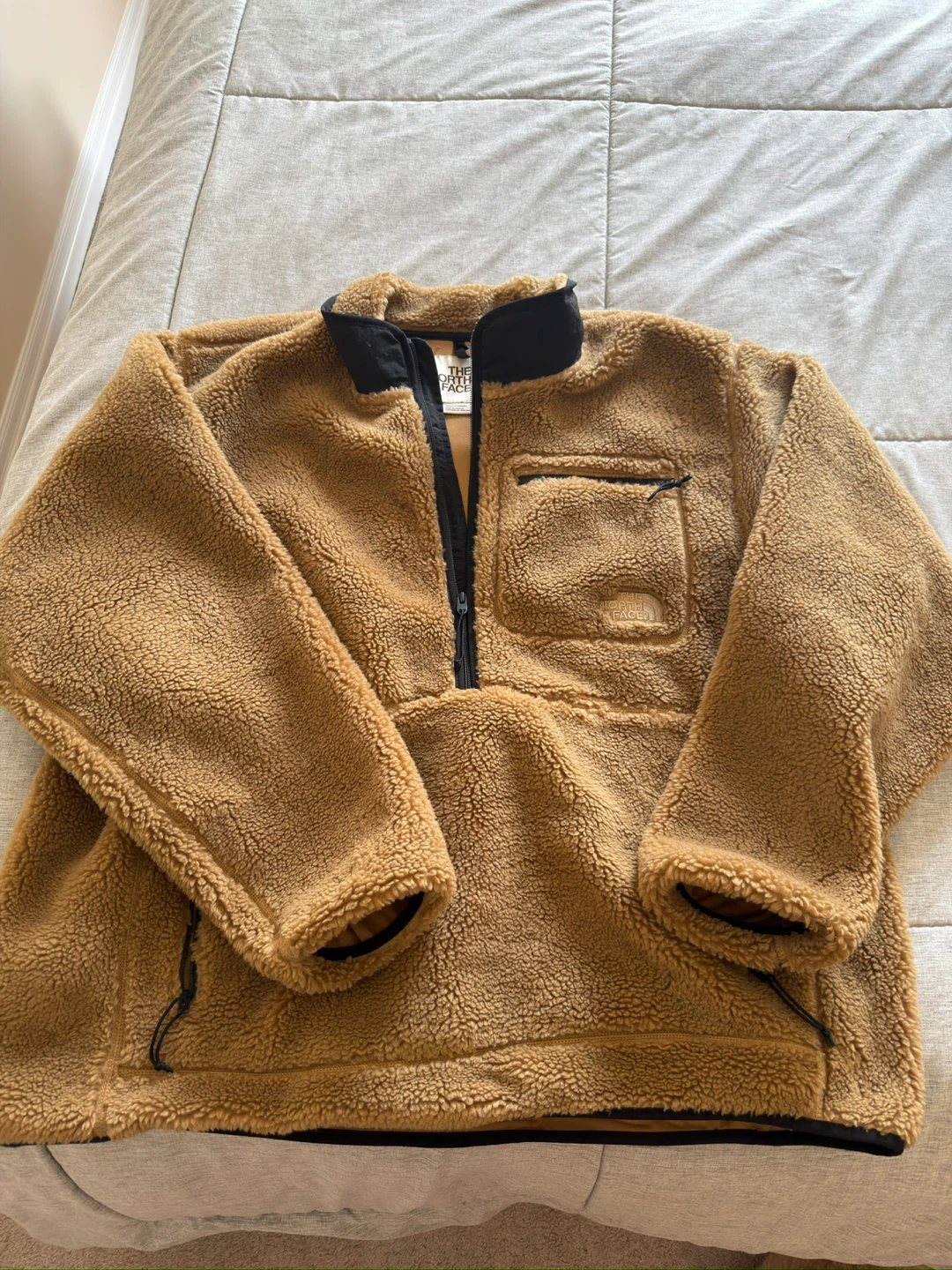 The North Face Men's Fleece Pullover Jacket - Tan, XXL - photo 2