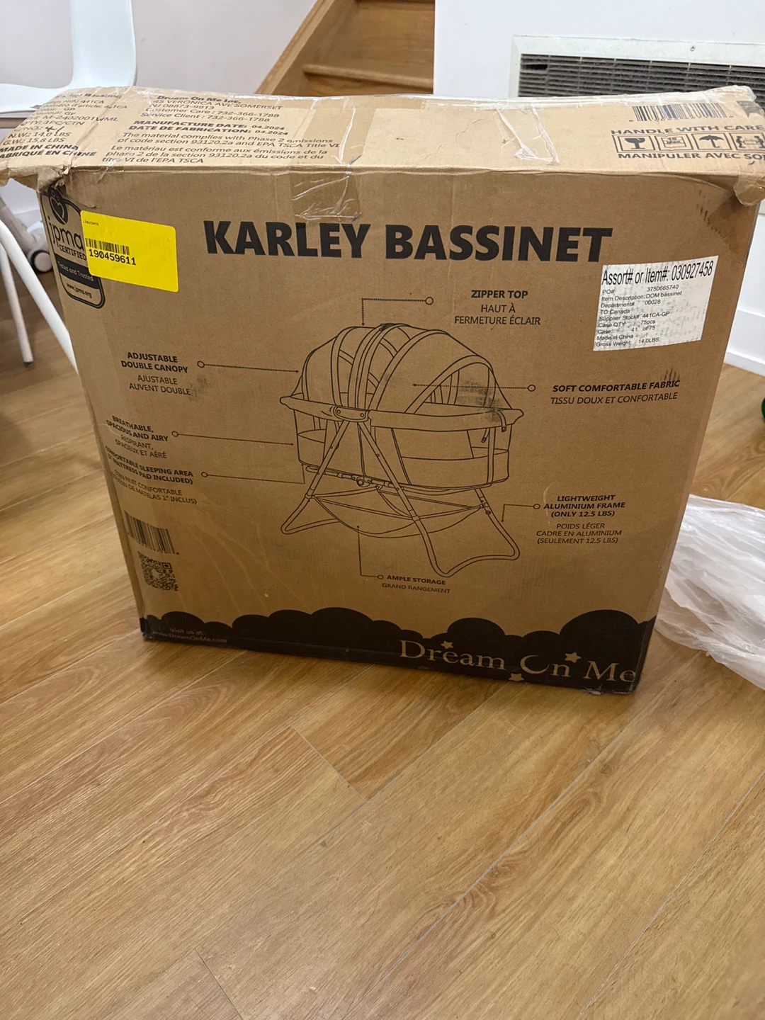 Dream On Me Karley Bassinet - photo 3