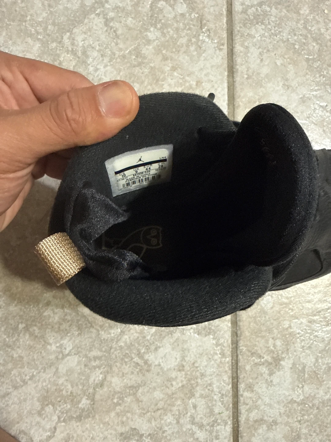 Air Jordan ovo 8 Retro Black Gold Men's Shoes - photo 2