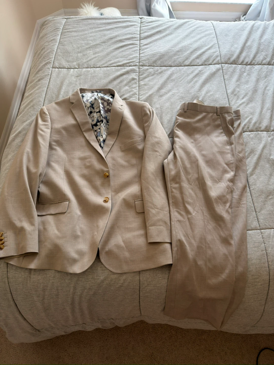 Tip Top & Grafton Men's Slim Fit Suit - Beige - photo 2