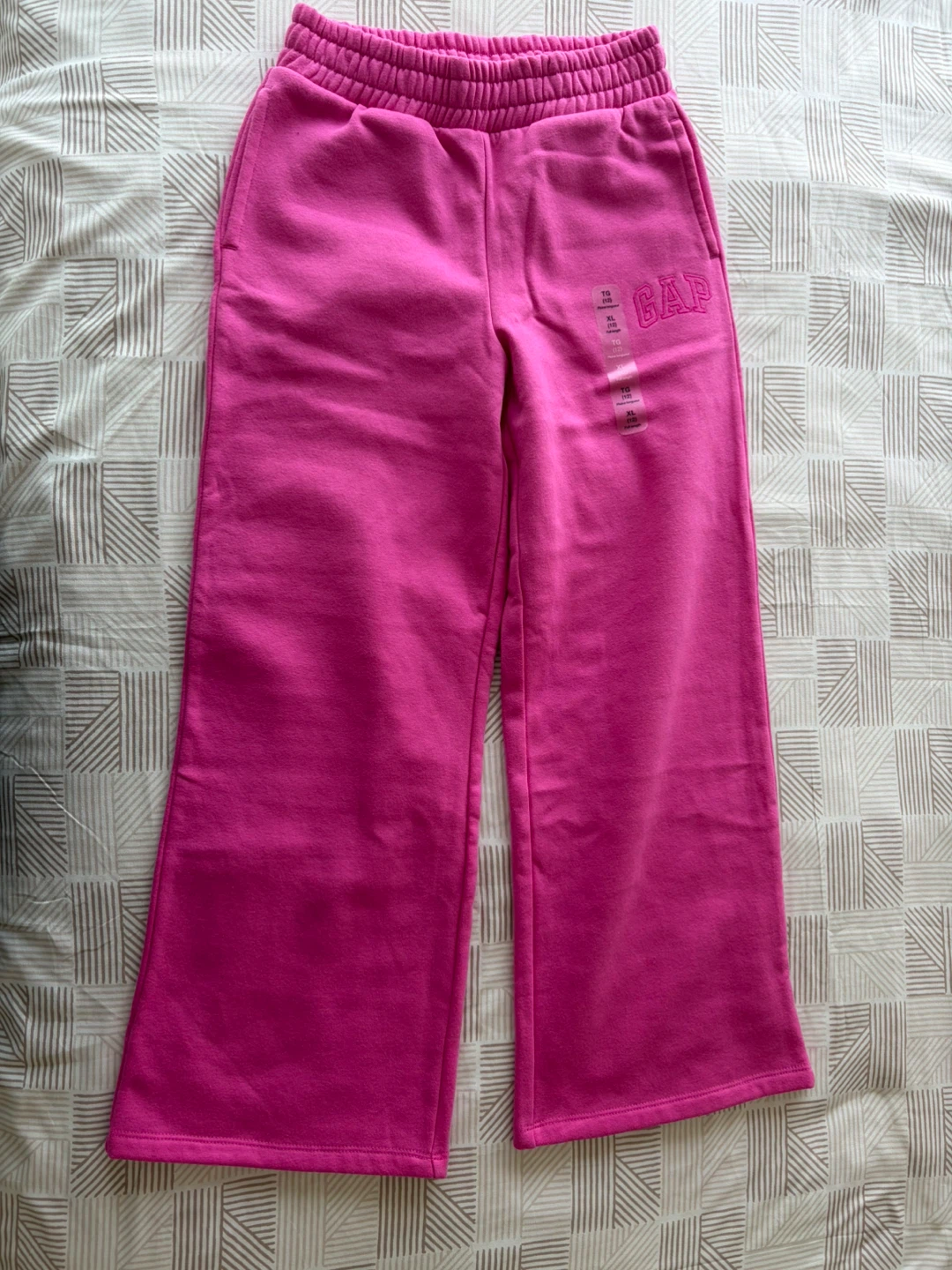 GAP Pink Wide Leg Sweatpants - XL 12Y kids