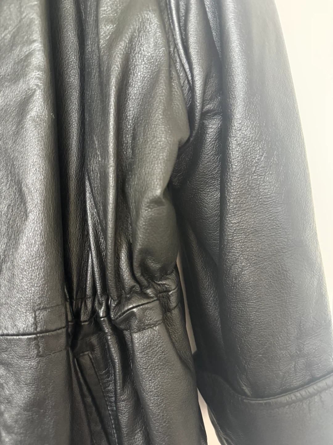 Penningtons Black Leather Jacket - photo 4