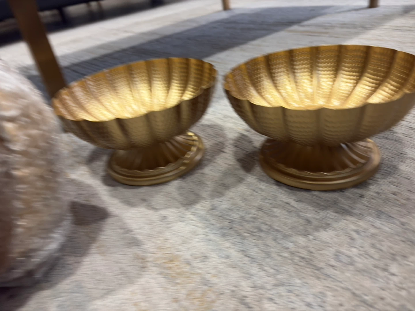 10 Metal Compote Bowls - Gold - photo 4
