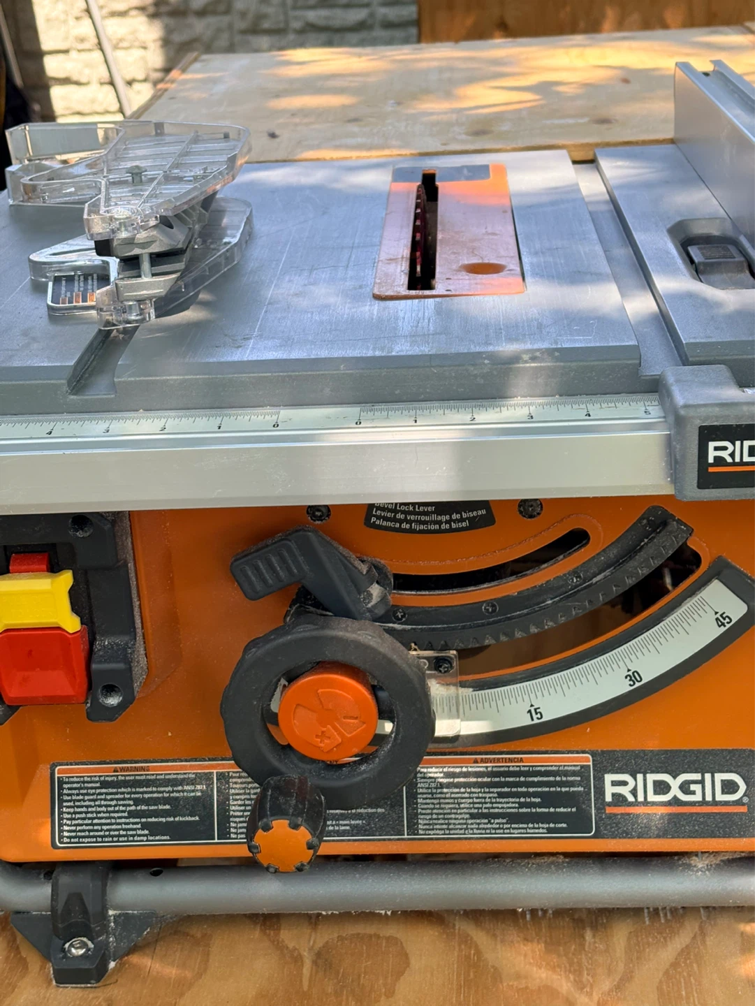 RIDGID Table Saw - photo 3