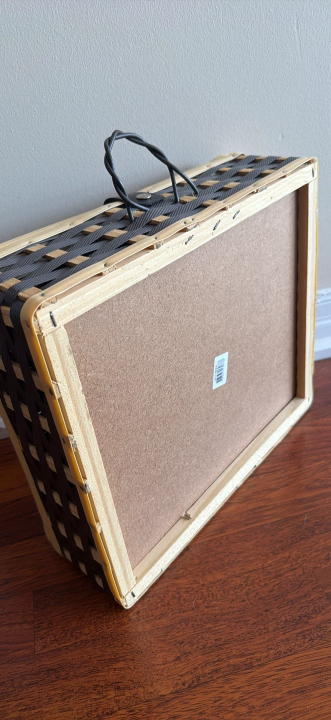 Woven Picnic Basket with Handle - photo 4