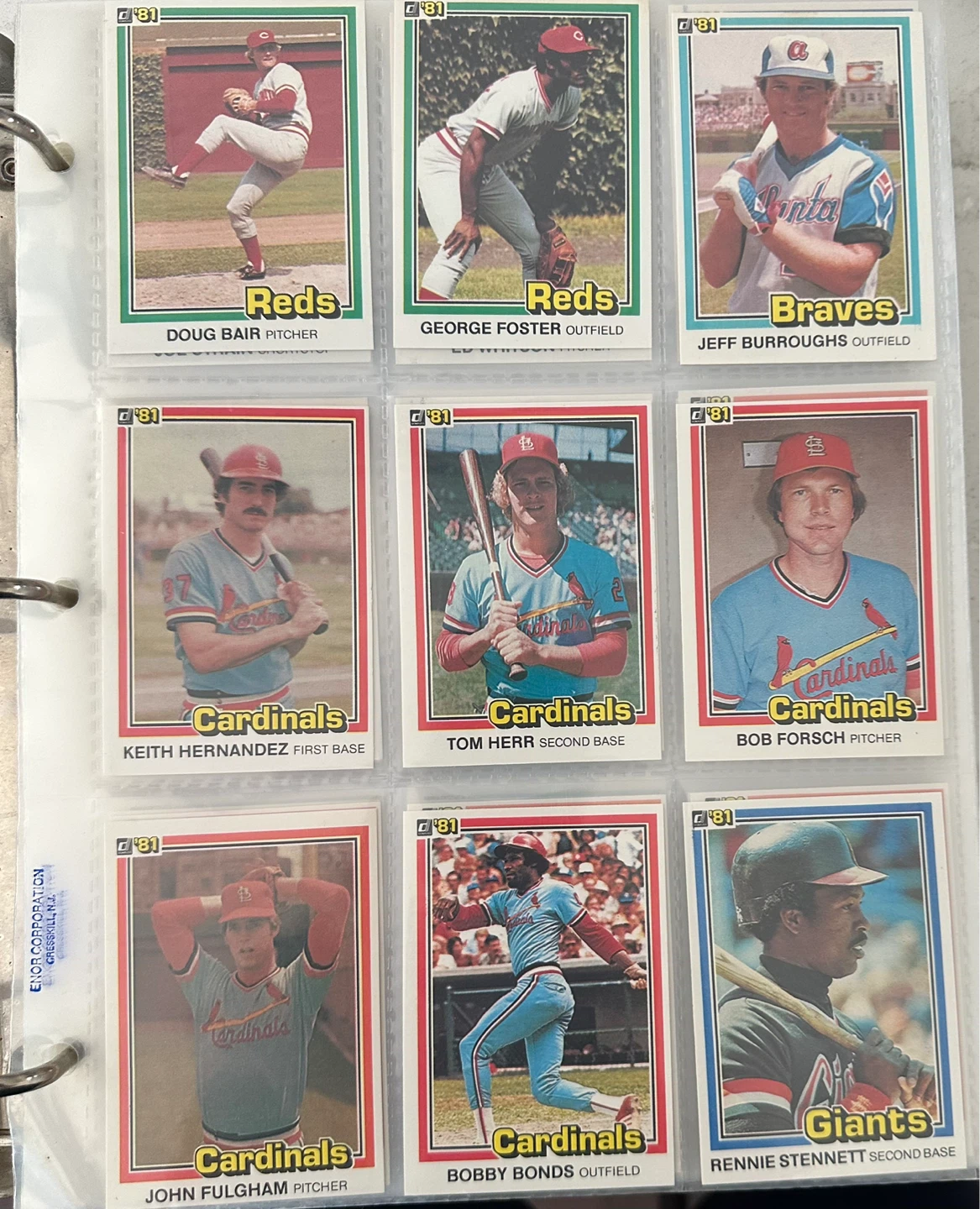 1981 DonRuss Baseball Set for Sale (575/605 Cards) - photo 3