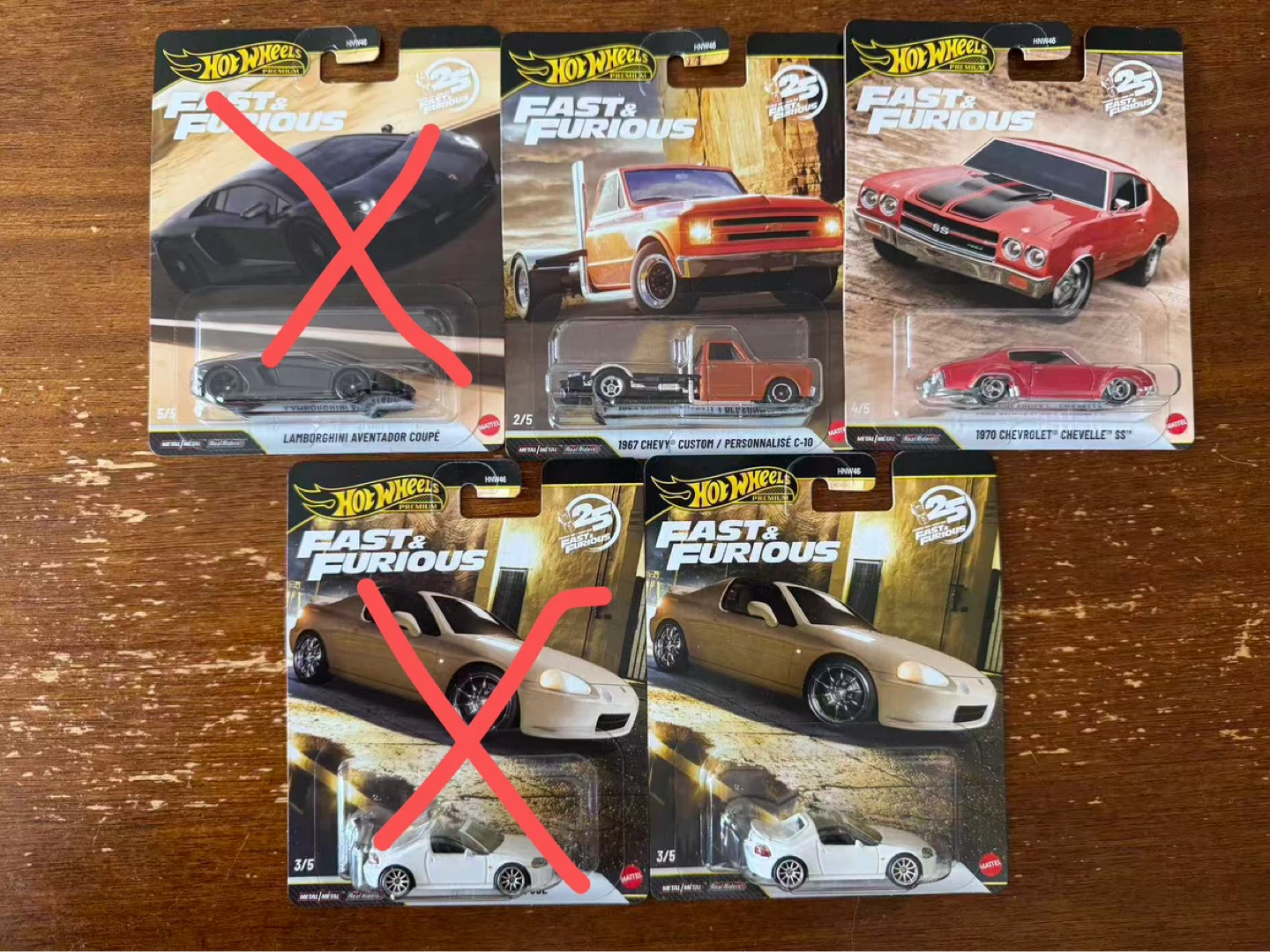 Hot Wheels Fast & Furious 25th Anniversary Mix 2