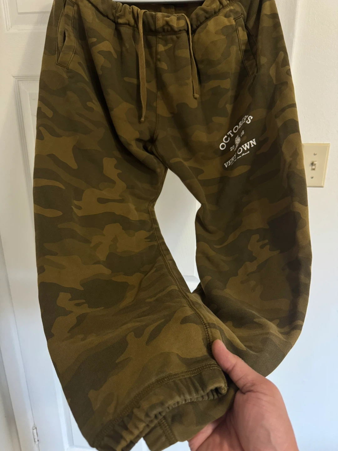 OVO Collegiate Fleece Jogger Camo Sweatpants (Men’s XL) - photo 4