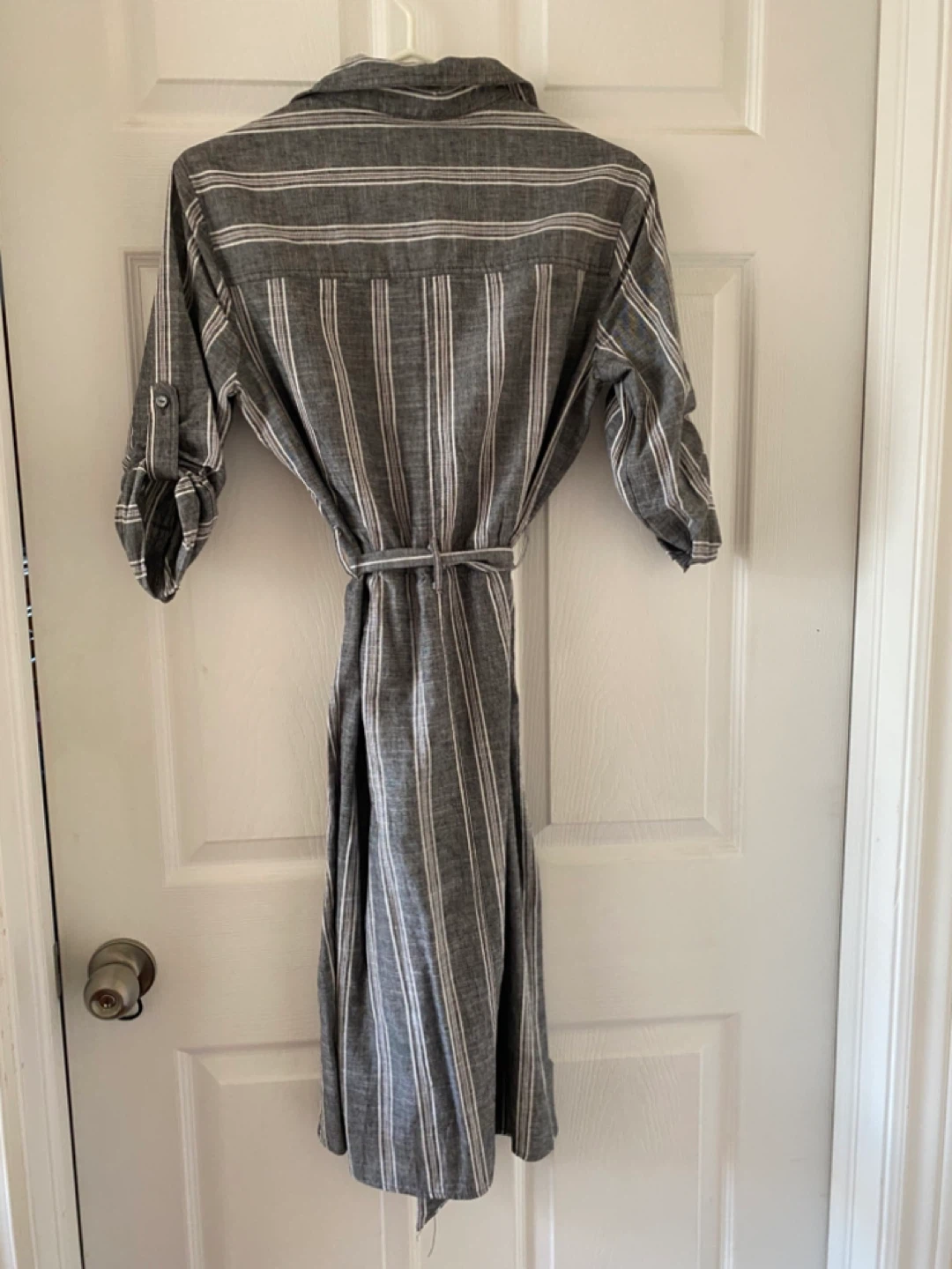 Striped Shirt Dress - photo 3