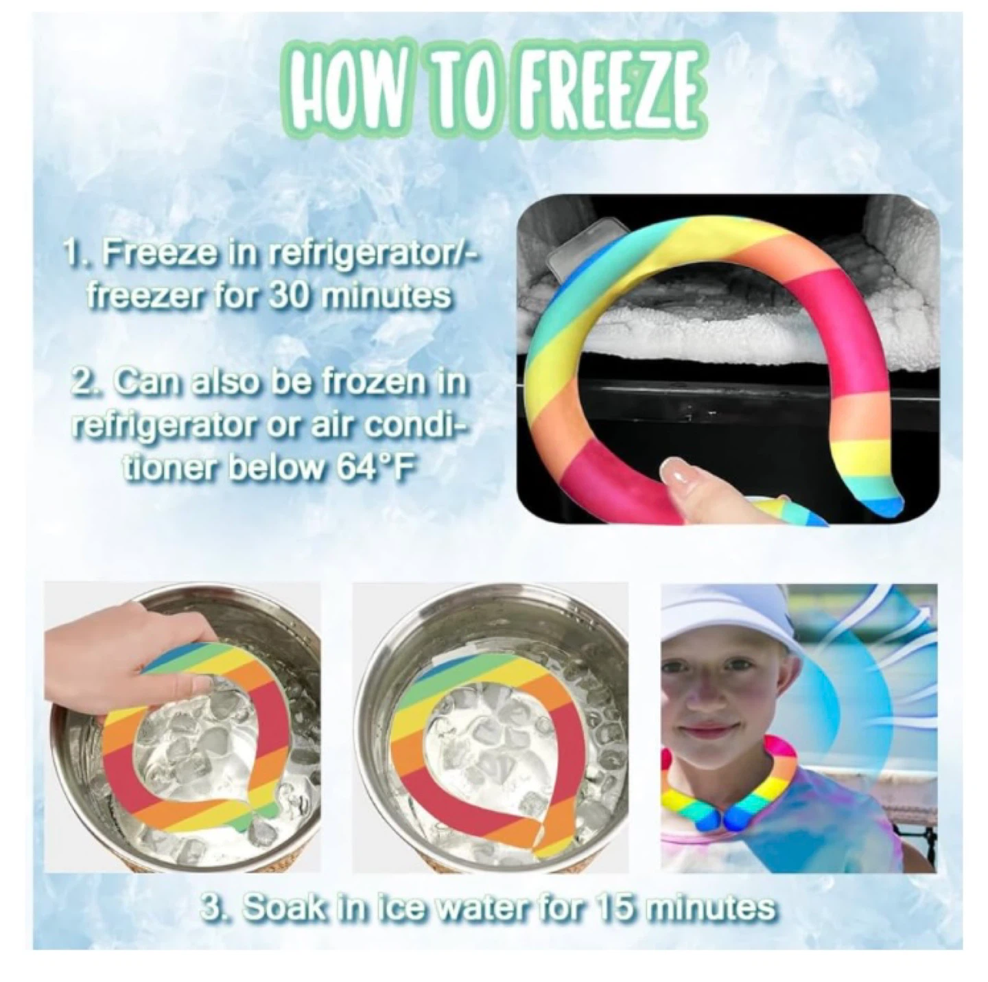Rainbow Neck Cooling Tube - photo 3