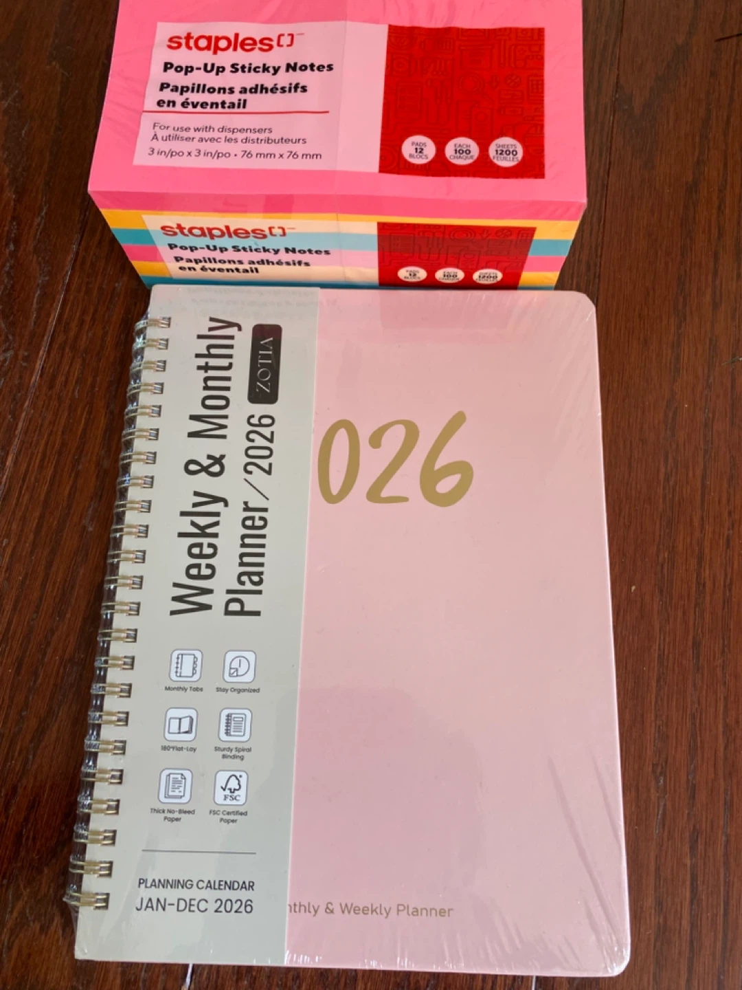 ZOTIA 2026  Planner and Post-it Notes - photo 2