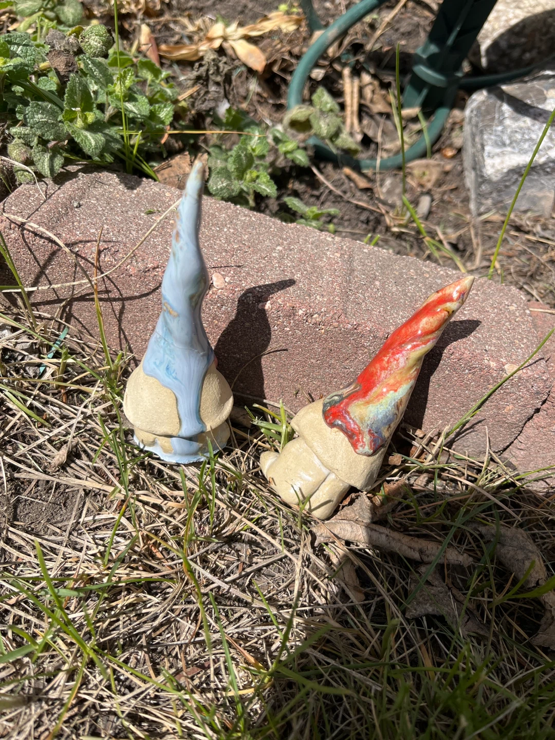 Handmade ceramic garden gnomes - photo 3