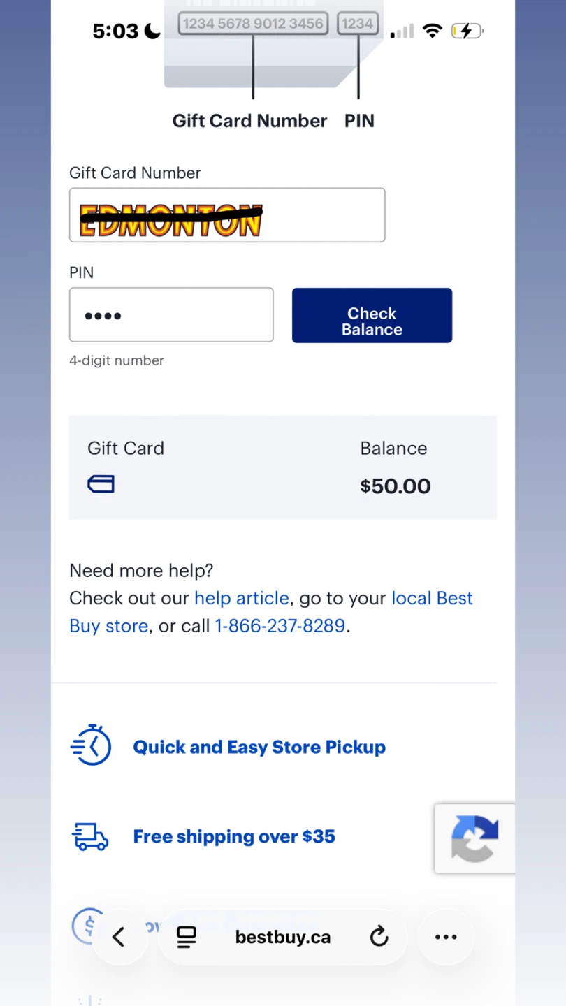 Best Buy $50 Gift Card - photo 2