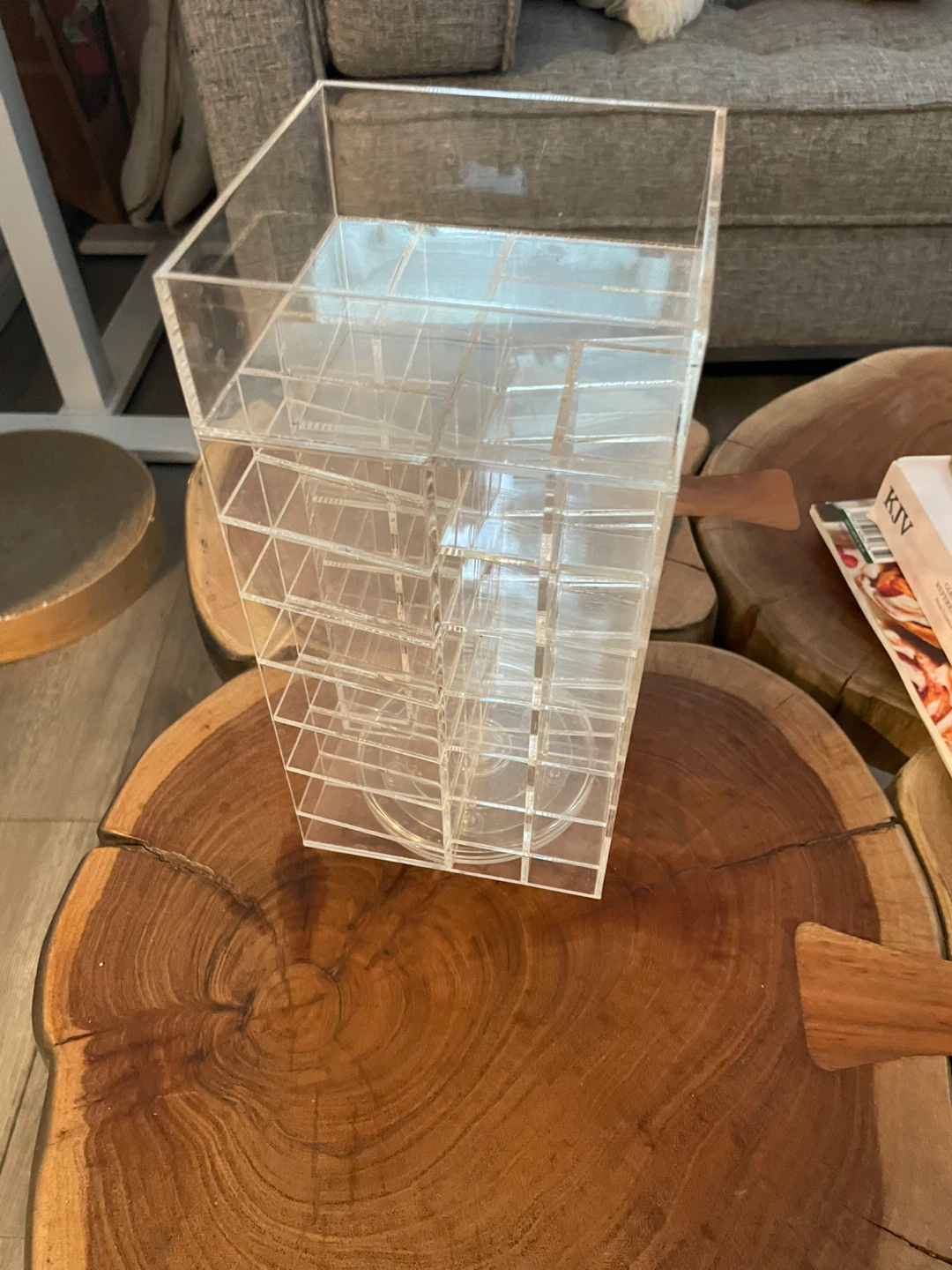 Clear Acrylic Makeup Organizer - photo 2